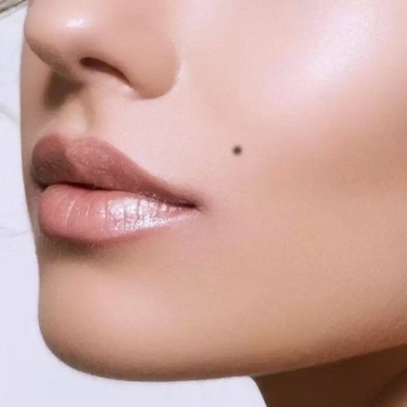 Beauty mark tattoo natural facial enhancement