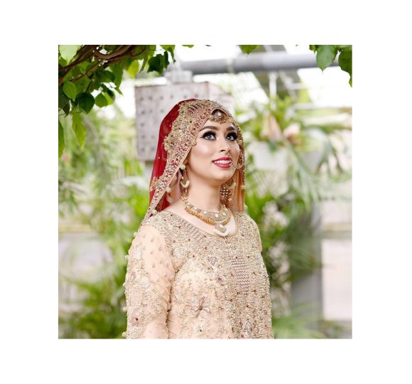 South Asian bridal makeup traditional glamorous look