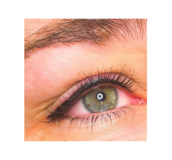 Lash line enhancement subtle eyeliner tattoo look