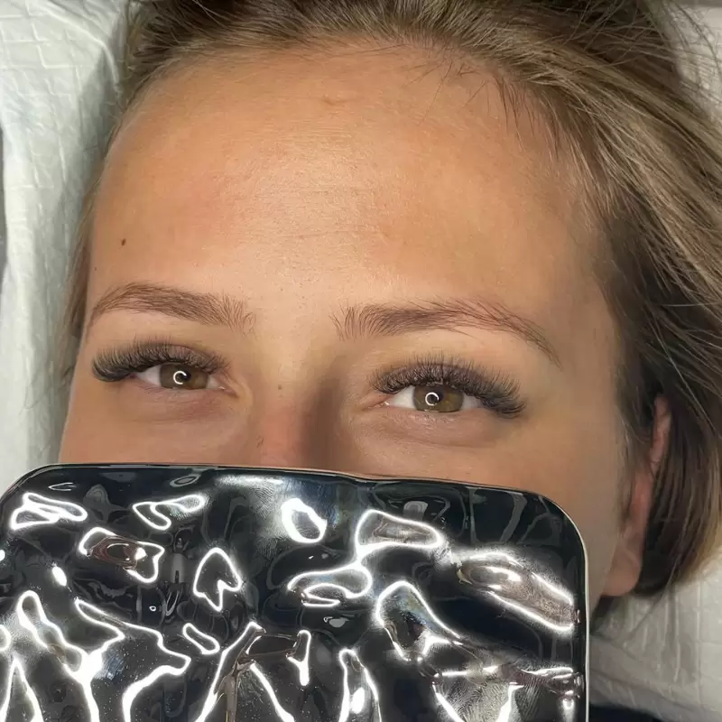 Lash extensions natural volume enhanced look