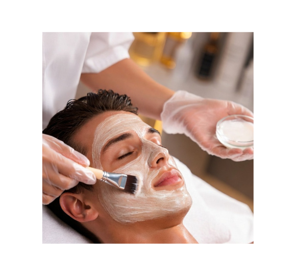 Men's grooming skincare professional treatment