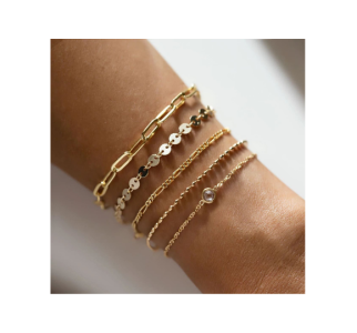 Permanent jewelry, custom-fitted elegant design